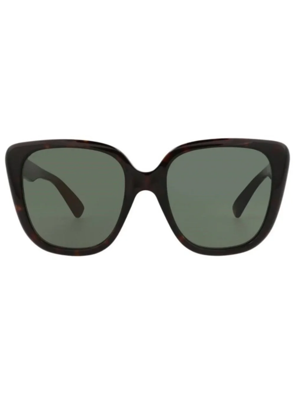 New Gucci Womens Cat Eye Havana Havana Green Fashion Designer Sunglasses